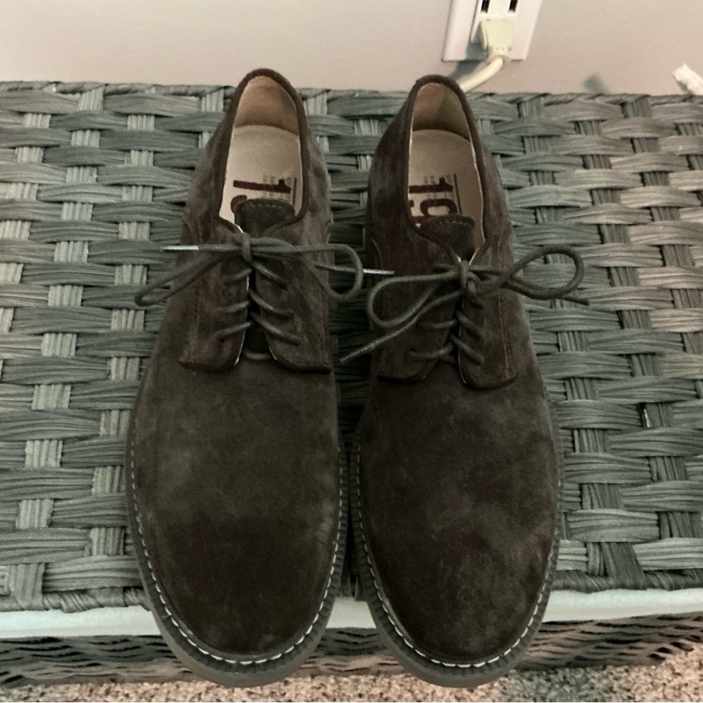 Men’s 1901 Lace-Up Brown Suede Oxford